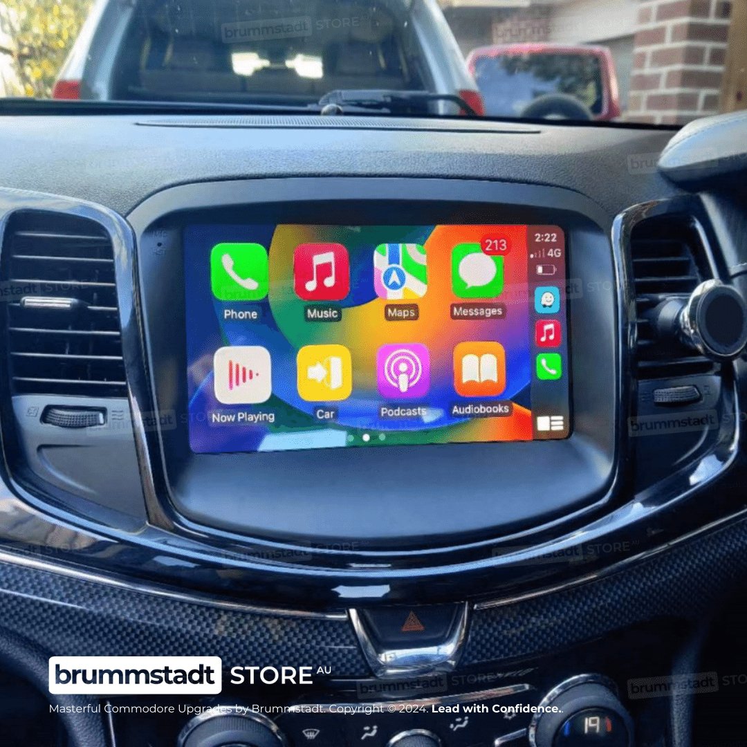 Holden Commodore 2013-2017 - Premium Head Unit Upgrade Kit: Radio Infotainment System with Wired & Wireless Apple CarPlay and Android Auto Compatibility - baeumer technologies
