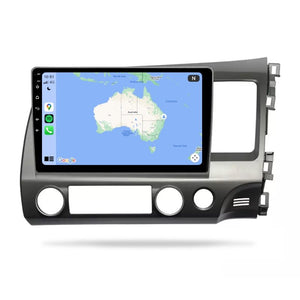 Honda Civic 2006-2011 Sedan - Premium Head Unit Upgrade Kit: Radio Infotainment System with Wired & Wireless Apple CarPlay and Android Auto Compatibility