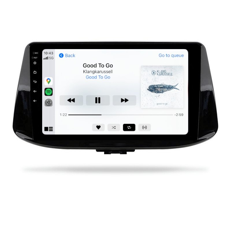Hyundai i30 2017-2022 - Premium Head Unit Upgrade Kit: Radio Infotainment System with Wired & Wireless Apple CarPlay and Android Auto Compatibility - baeumer technologies