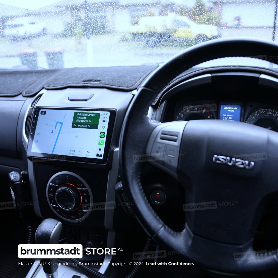 Isuzu MU-X 2013-2021 - Premium Head Unit Upgrade Kit: Radio Infotainment System with Wired & Wireless Apple CarPlay and Android Auto Compatibility - baeumer technologies