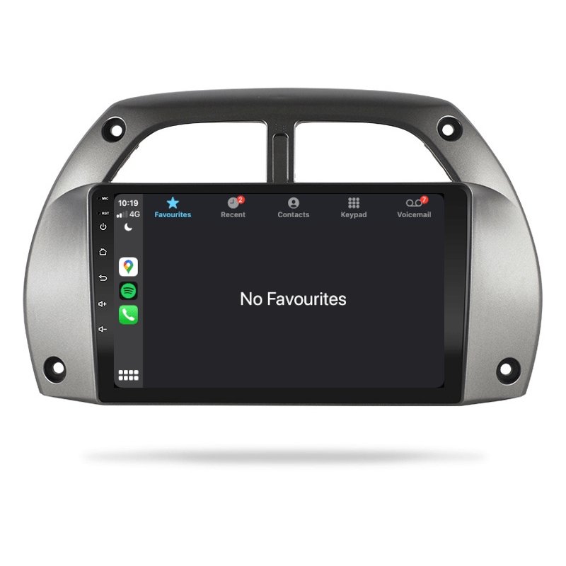 Toyota RAV4 2001-2005 - Premium Head Unit Upgrade Kit: Radio Infotainment System with Wired & Wireless Apple CarPlay and Android Auto Compatibility - baeumer technologies