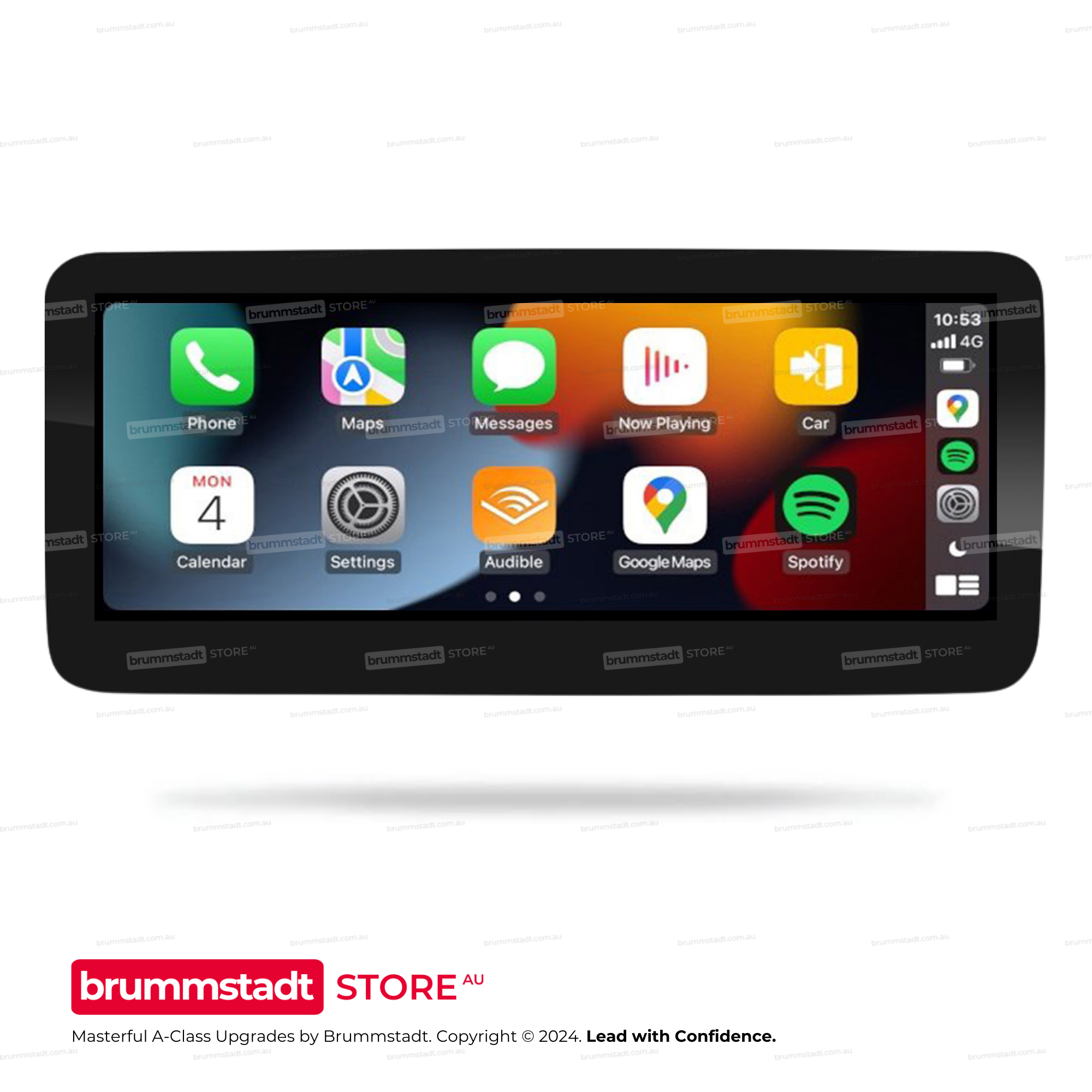 Mercedes Benz A-Class NTG 5.0 2012-2018 - Premium Head Unit Upgrade Kit: Radio Infotainment System with Wired & Wireless Apple CarPlay and Android Auto Compatibility