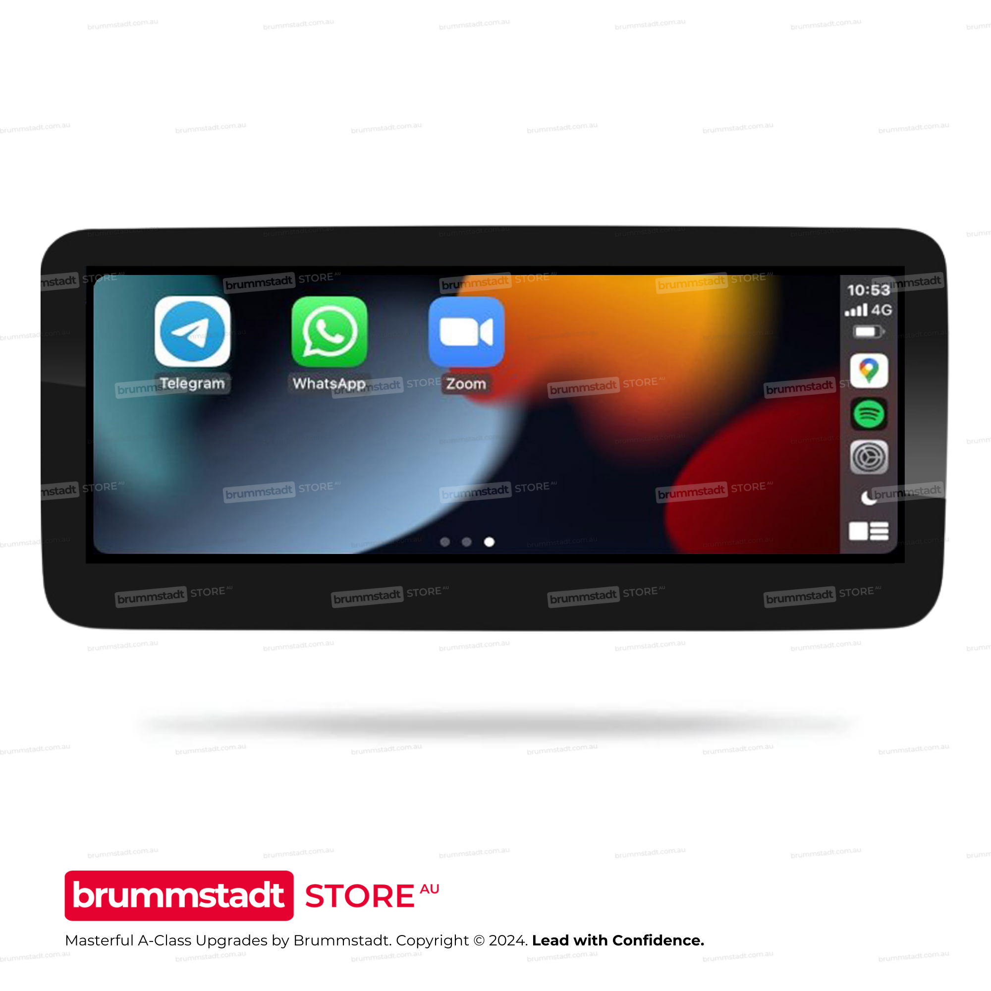 Mercedes Benz A-Class NTG 5.0 2012-2018 - Premium Head Unit Upgrade Kit: Radio Infotainment System with Wired & Wireless Apple CarPlay and Android Auto Compatibility