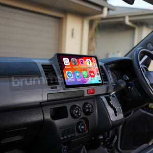 Toyota HiAce 2004-2019 - Premium Head Unit Upgrade Kit: Radio Infotainment System with Wired & Wireless Apple CarPlay and Android Auto Compatibility