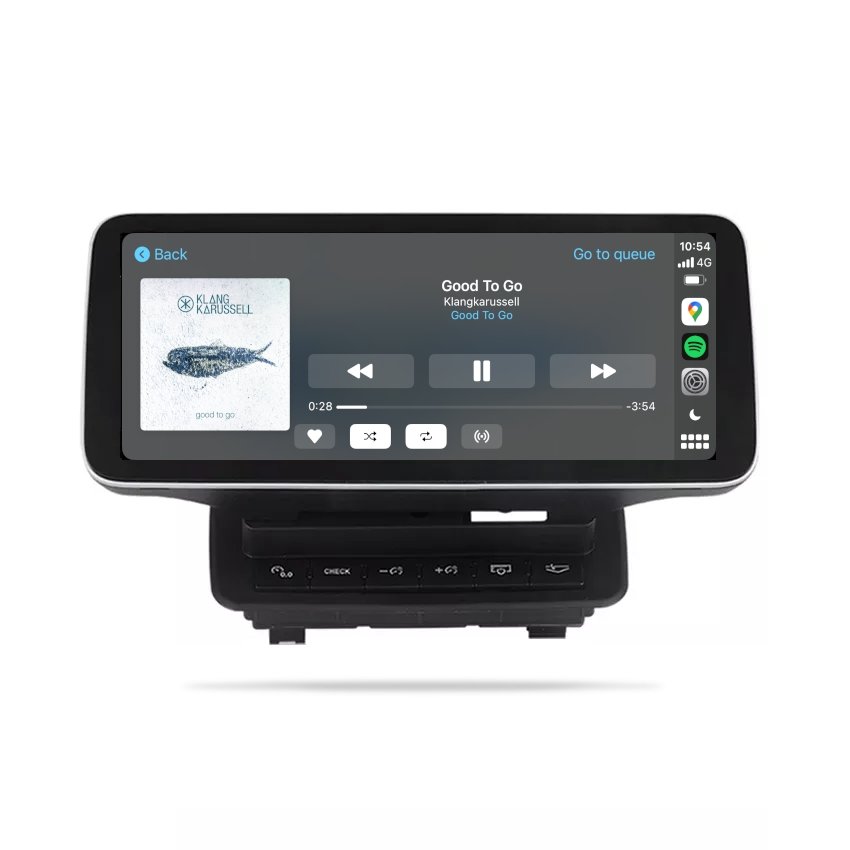 Audi A6 2004-2011 2G 3G MMI version - Premium Head Unit Upgrade Kit: Radio Infotainment System with Wired & Wireless Apple CarPlay and Android Auto Compatibility - baeumer technologies