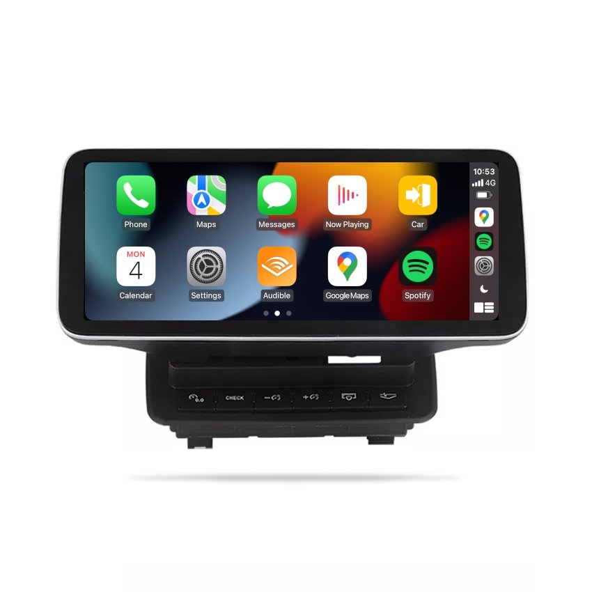 Audi A6 2004-2011 2G 3G MMI version - Premium Head Unit Upgrade Kit: Radio Infotainment System with Wired & Wireless Apple CarPlay and Android Auto Compatibility - baeumer technologies