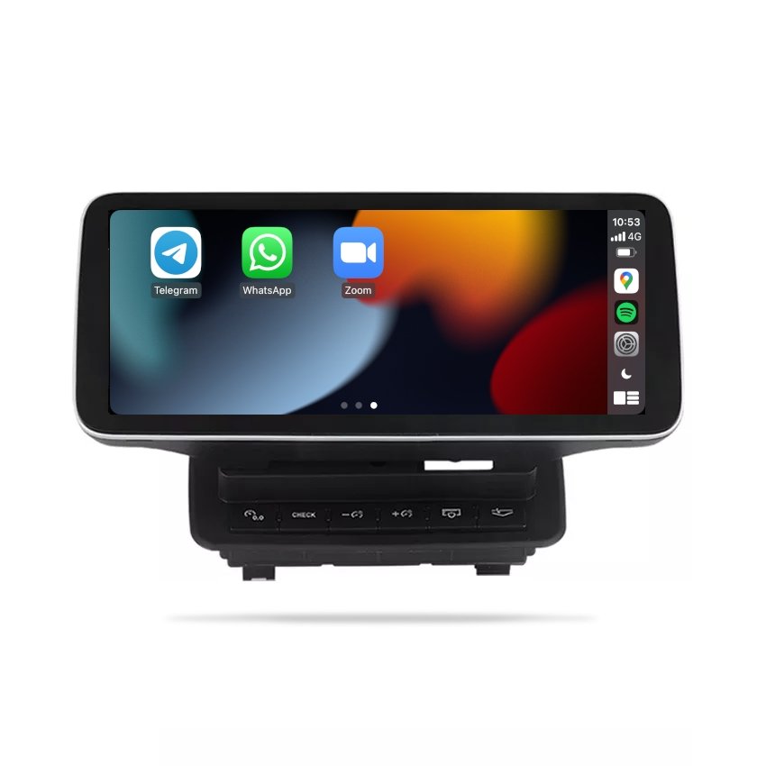 Audi A6 2004-2011 2G 3G MMI version - Premium Head Unit Upgrade Kit: Radio Infotainment System with Wired & Wireless Apple CarPlay and Android Auto Compatibility - baeumer technologies