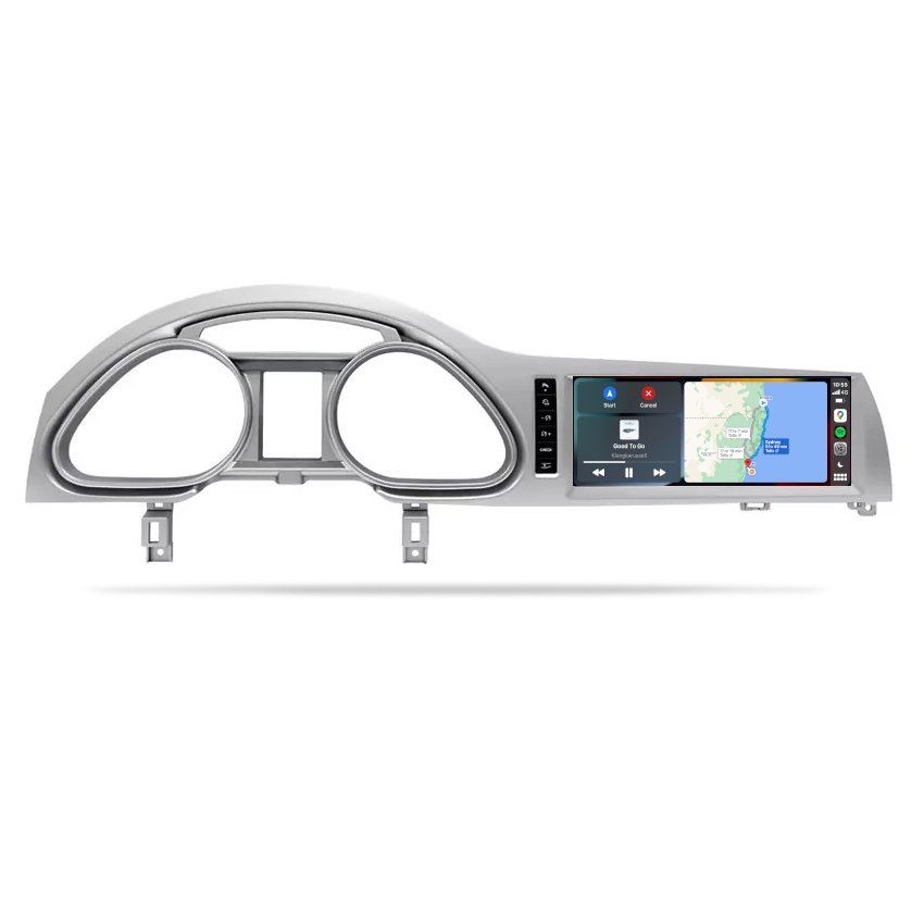 Audi Q7 2006-2015 - Premium Head Unit Upgrade Kit: Radio Infotainment System with Wired & Wireless Apple CarPlay and Android Auto Compatibility - baeumer technologies