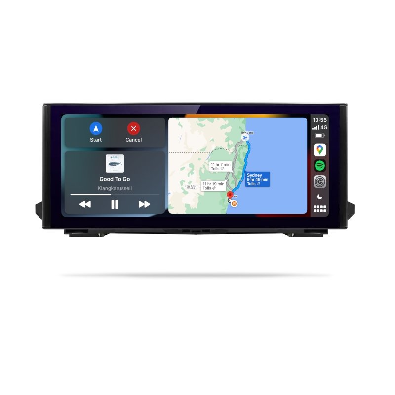 Audi SQ5 2018-2020 - Premium Head Unit Upgrade Kit: Radio Infotainment System with Wired & Wireless Apple CarPlay and Android Auto Compatibility - baeumer technologies