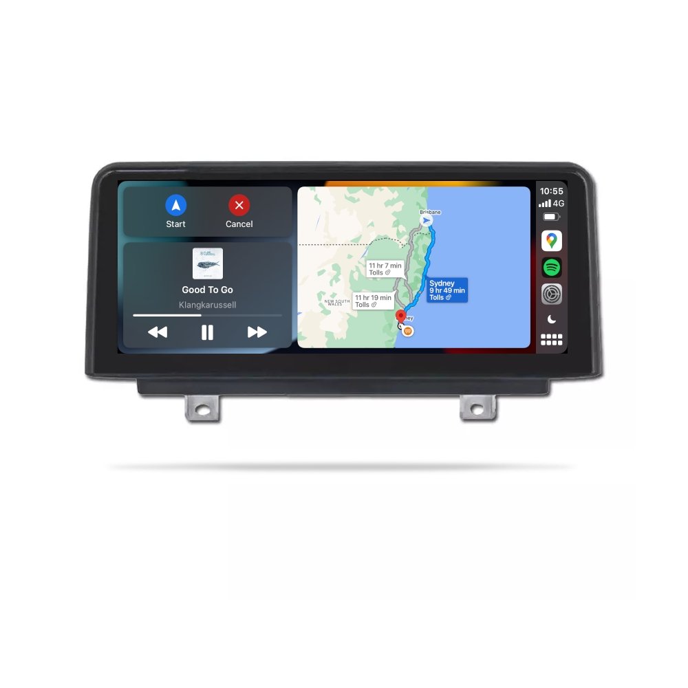 BMW 2 Series 2013-2017 (F23 F45 F46) - Premium Head Unit Upgrade Kit: Radio Infotainment System with Wired & Wireless Apple CarPlay and Android Auto Compatibility - baeumer technologies