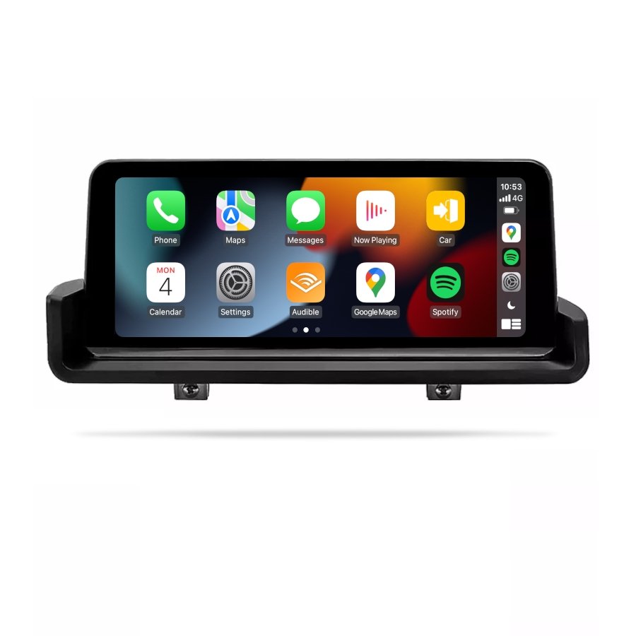 BMW 3 Series 2006-2012 (E90 E91 E92) - Premium Head Unit Upgrade Kit: Radio Infotainment System with Wired & Wireless Apple CarPlay and Android Auto Compatibility - baeumer technologies