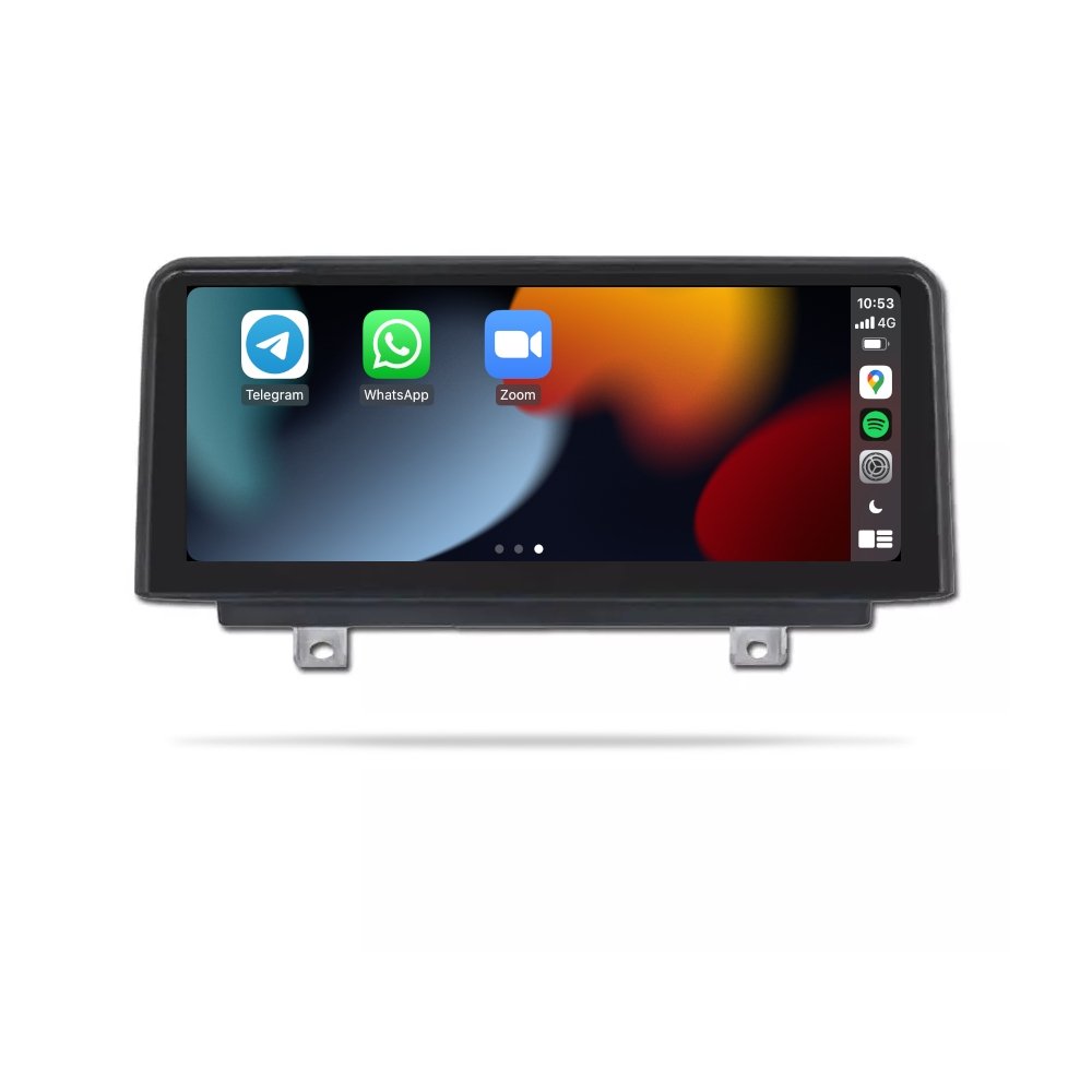 BMW 4 Series 2010-2017 (F32 F33 F36) - Premium Head Unit Upgrade Kit: Radio Infotainment System with Wired & Wireless Apple CarPlay and Android Auto Compatibility - baeumer technologies