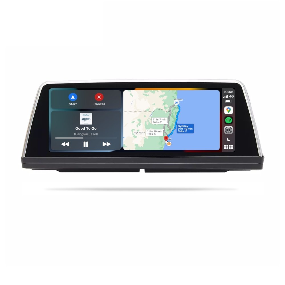 BMW 5 Series 2005-2010 (E60 E61 E62) - Premium Head Unit Upgrade Kit: Radio Infotainment System with Wired & Wireless Apple CarPlay and Android Auto Compatibility - baeumer technologies