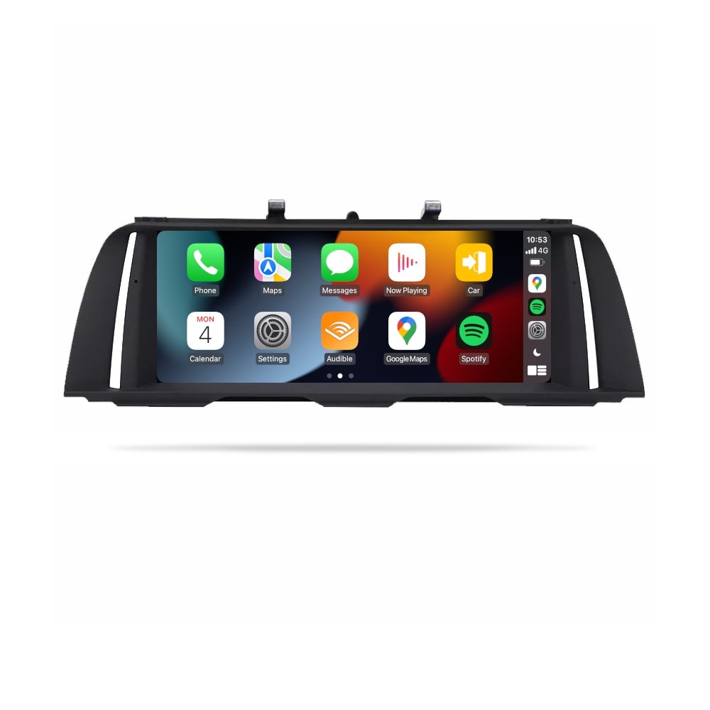 BMW 5 Series 2011-2017 (F10 F11) - Premium Head Unit Upgrade Kit: Radio Infotainment System with Wired & Wireless Apple CarPlay and Android Auto Compatibility - baeumer technologies