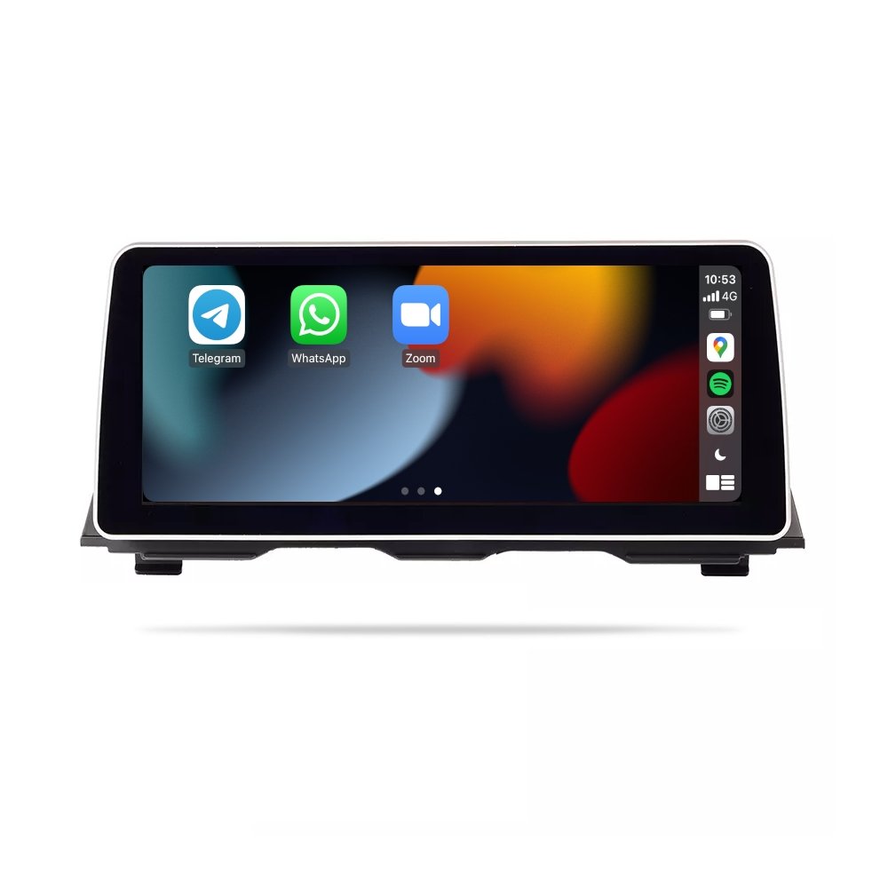 BMW 5 Series 2011-2017 (F10 F11) - Premium Head Unit Upgrade Kit: Radio Infotainment System with Wired & Wireless Apple CarPlay and Android Auto Compatibility - baeumer technologies