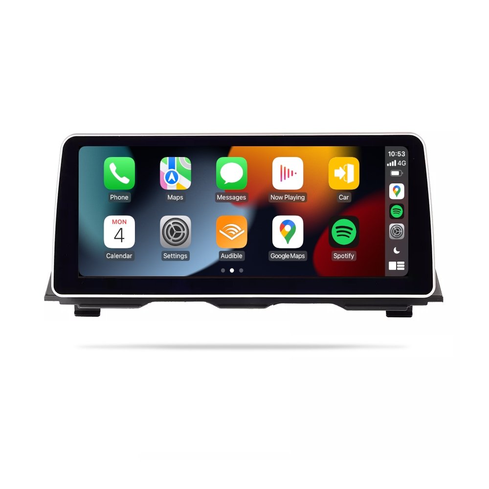 BMW 5 Series 2011-2017 (F10 F11) - Premium Head Unit Upgrade Kit: Radio Infotainment System with Wired & Wireless Apple CarPlay and Android Auto Compatibility - baeumer technologies