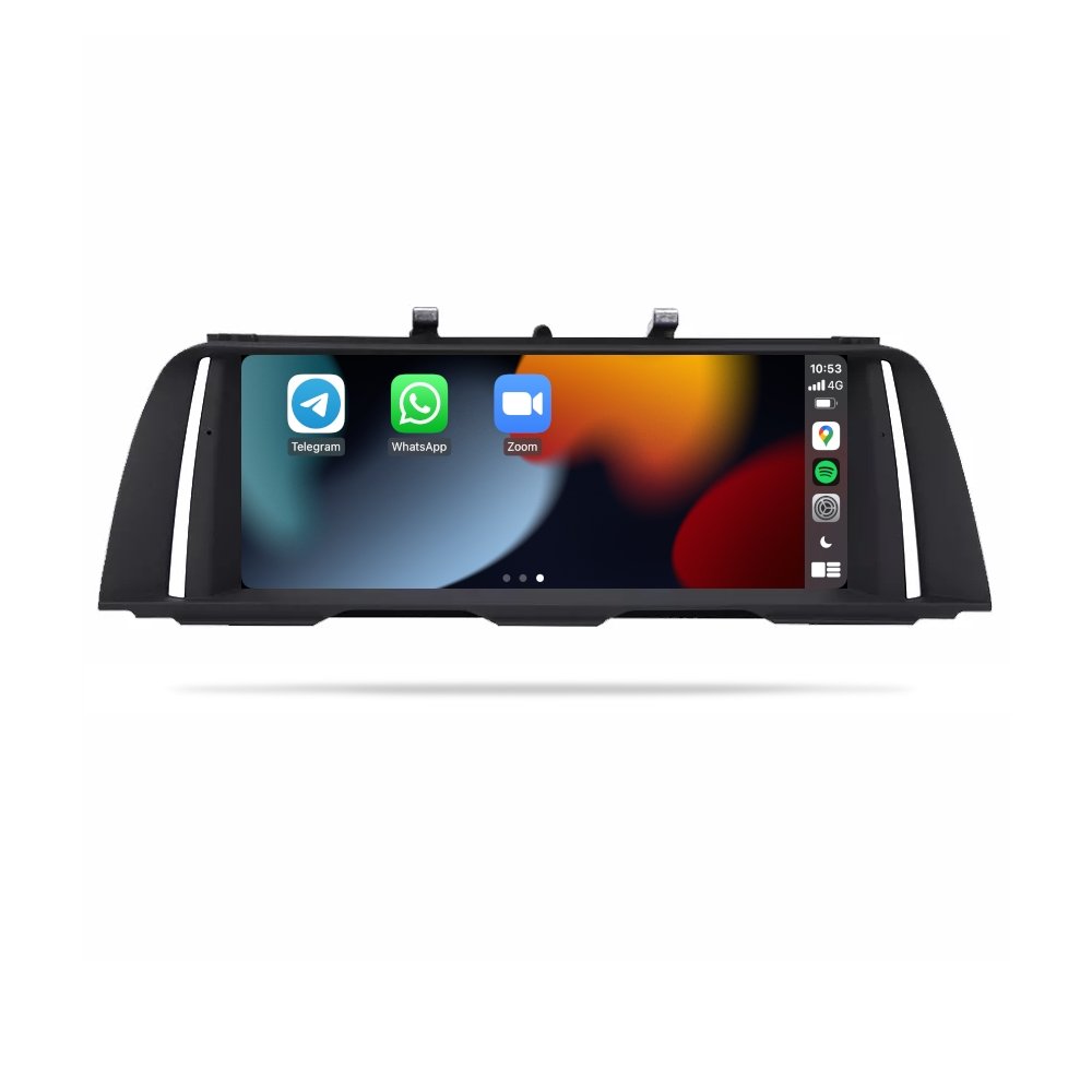 BMW 7 Series 2011-2017 (F01 F02 F03 F04 F06) - Premium Head Unit Upgrade Kit: Radio Infotainment System with Wired & Wireless Apple CarPlay and Android Auto Compatibility - baeumer technologies