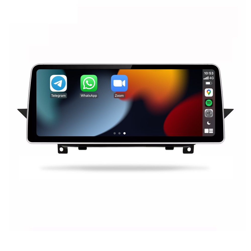 BMW X1 Series 2009-2015 (E84) - Premium Head Unit Upgrade Kit: Radio Infotainment System with Wired & Wireless Apple CarPlay and Android Auto Compatibility - baeumer technologies