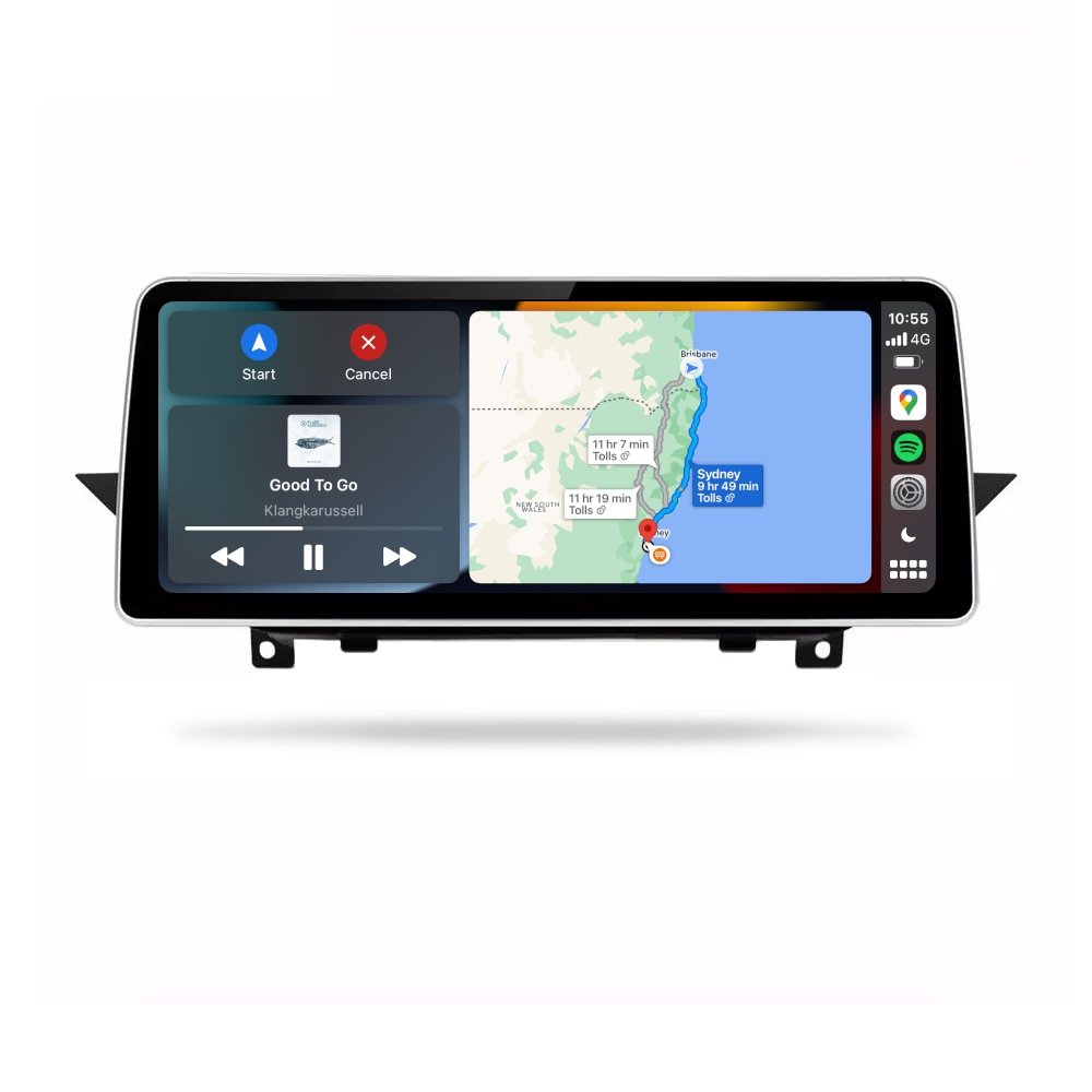 BMW X1 Series 2009-2015 (E84) - Premium Head Unit Upgrade Kit: Radio Infotainment System with Wired & Wireless Apple CarPlay and Android Auto Compatibility - baeumer technologies