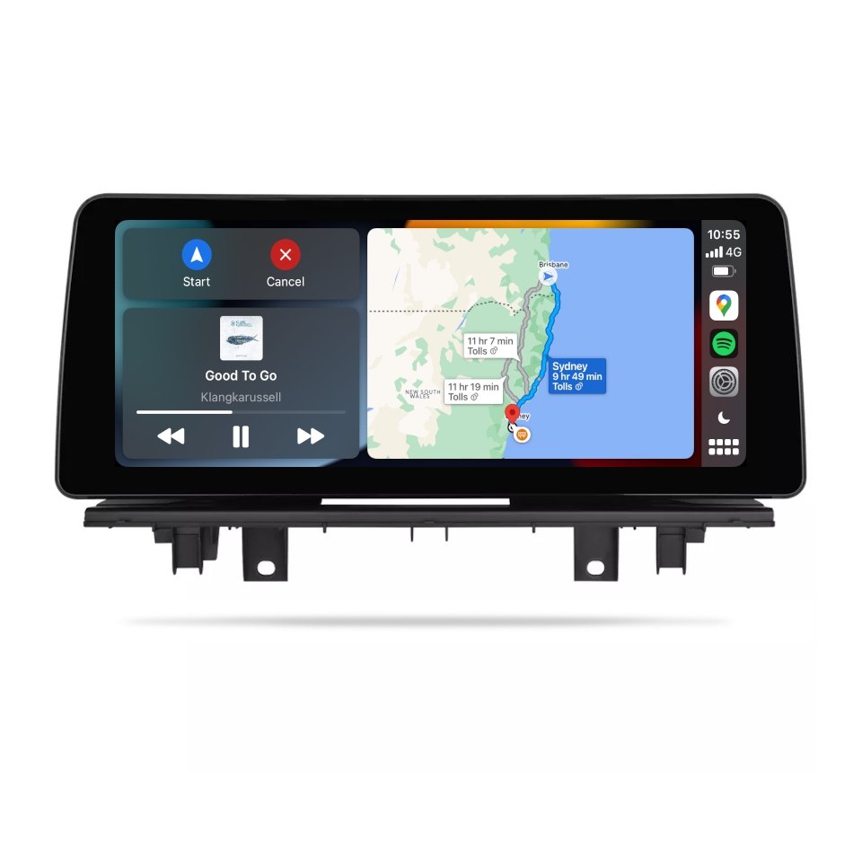 BMW X2 Series 2016-2018 (F39) - Premium Head Unit Upgrade Kit: Radio Infotainment System with Wired & Wireless Apple CarPlay and Android Auto Compatibility - baeumer technologies