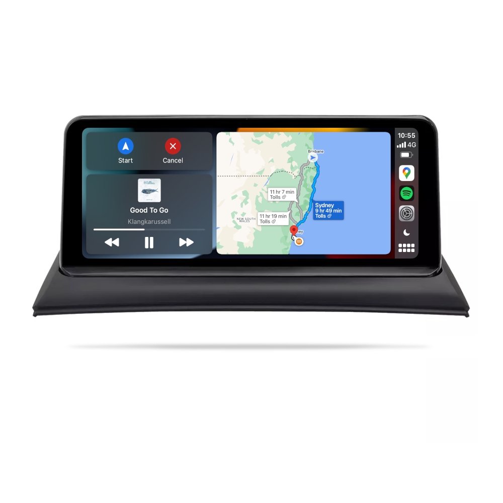 BMW X3 Series 2004-2009 (E83) - Premium Head Unit Upgrade Kit: Radio Infotainment System with Wired & Wireless Apple CarPlay and Android Auto Compatibility - baeumer technologies