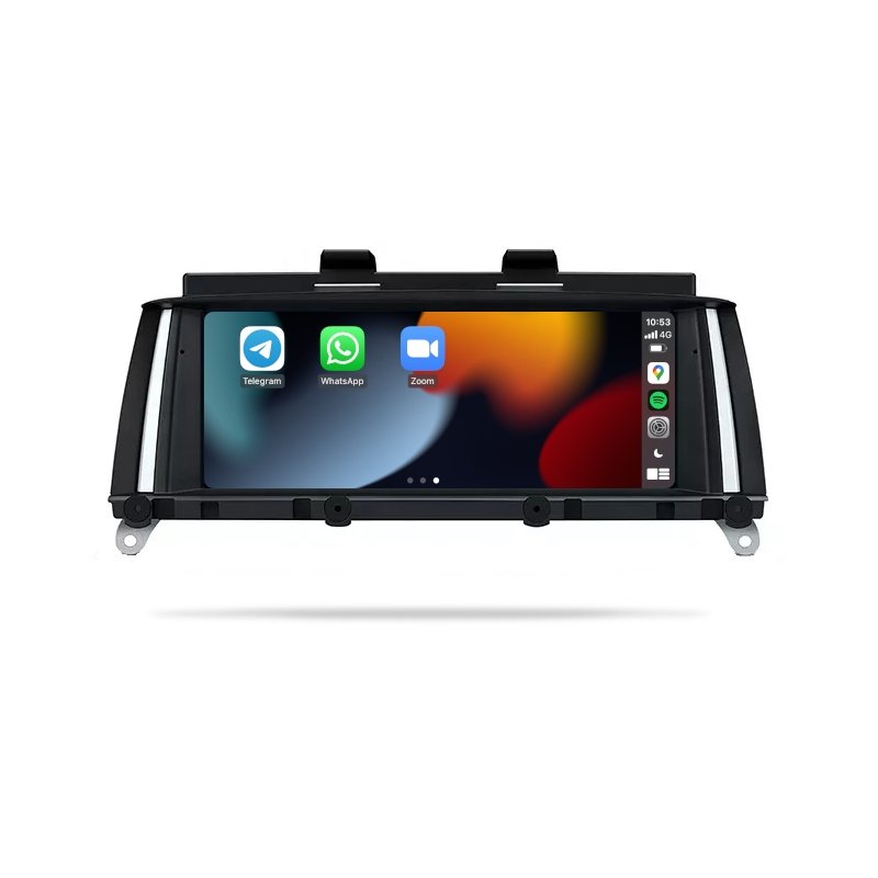 BMW X4 Series 2011-2016 (F26) - Premium Head Unit Upgrade Kit: Radio Infotainment System with Wired & Wireless Apple CarPlay and Android Auto Compatibility - baeumer technologies