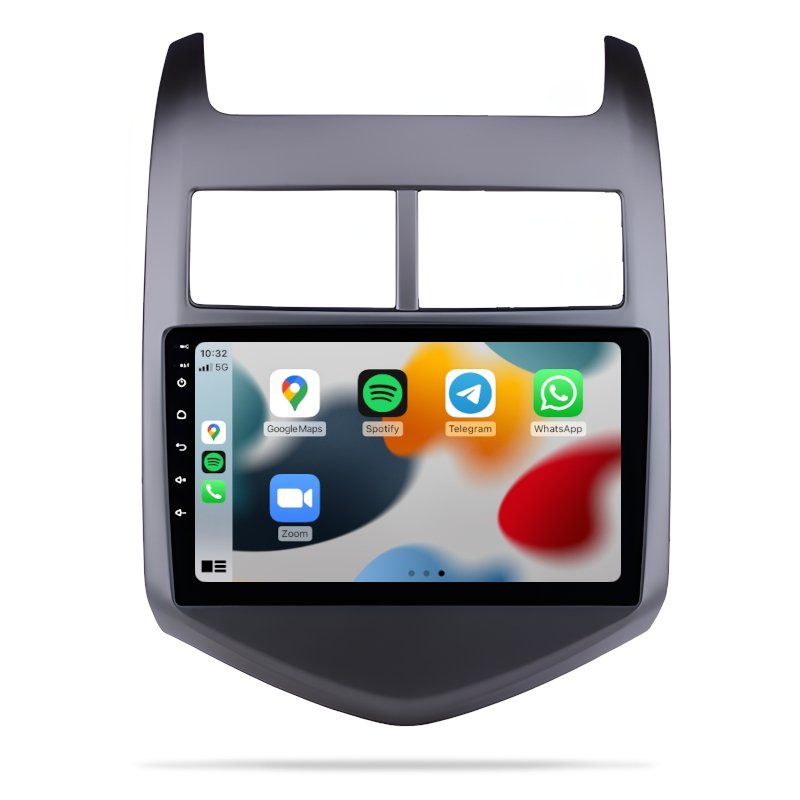 Holden Barina Spark 2011-2016 TM - Premium Head Unit Upgrade Kit: Radio Infotainment System with Wired & Wireless Apple CarPlay and Android Auto Compatibility - baeumer technologies