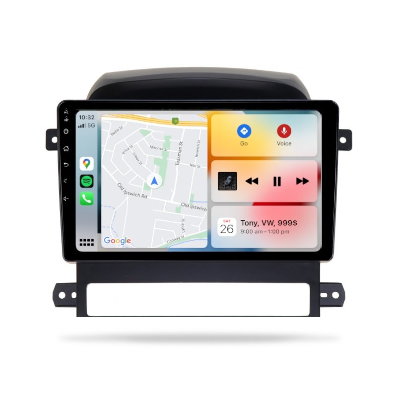 Holden Captiva 2008-2013 - Premium Head Unit Upgrade Kit: Radio Infotainment System with Wired & Wireless Apple CarPlay and Android Auto Compatibility - baeumer technologies