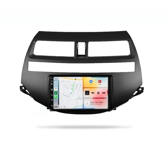 Honda Accord 2008-2012 - Premium Head Unit Upgrade Kit: Radio Infotainment System with Wired & Wireless Apple CarPlay and Android Auto Compatibility - baeumer technologies