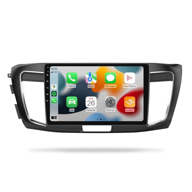 Honda Accord 2013-2019 - Premium Head Unit Upgrade Kit: Radio Infotainment System with Wired & Wireless Apple CarPlay and Android Auto Compatibility - baeumer technologies