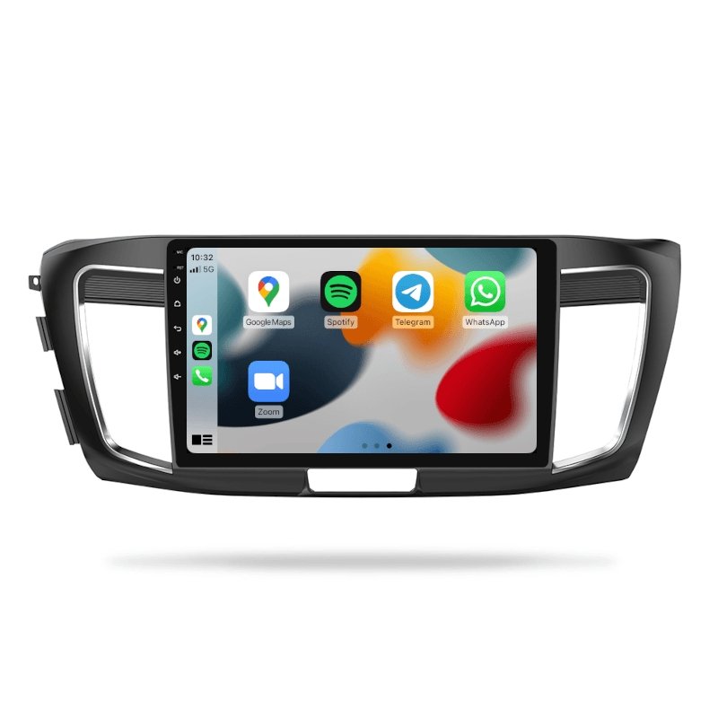 Honda Accord 2013-2019 - Premium Head Unit Upgrade Kit: Radio Infotainment System with Wired & Wireless Apple CarPlay and Android Auto Compatibility - baeumer technologies