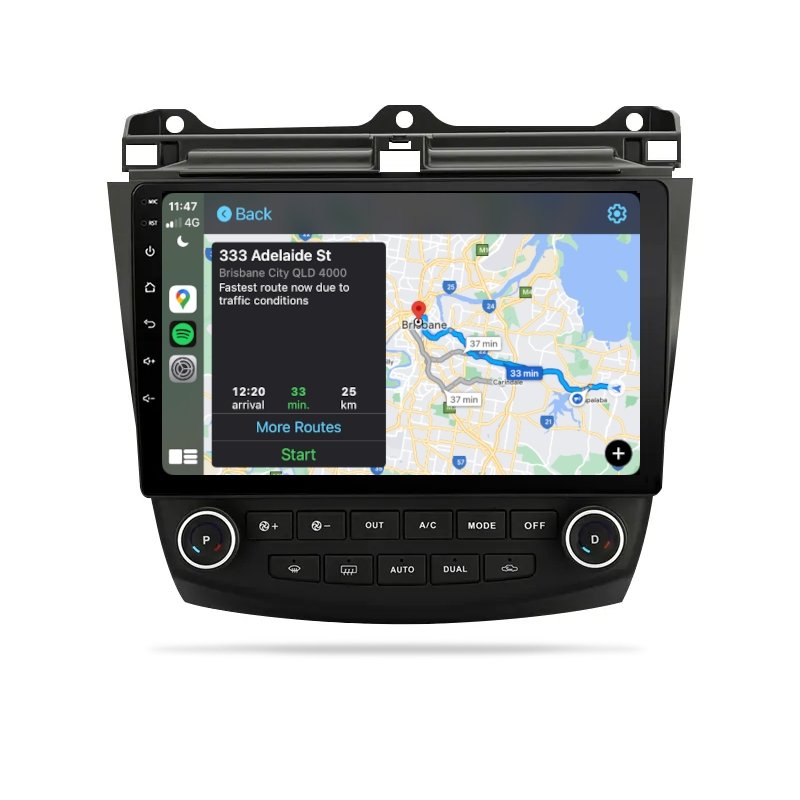 Honda Accord Euro 2003-2007 - Premium Head Unit Upgrade Kit: Radio Infotainment System with Wired & Wireless Apple CarPlay and Android Auto Compatibility - baeumer technologies