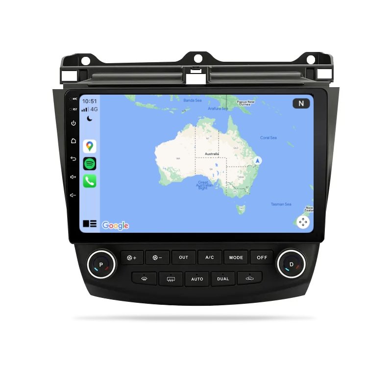 Honda Accord Euro 2003-2007 - Premium Head Unit Upgrade Kit: Radio Infotainment System with Wired & Wireless Apple CarPlay and Android Auto Compatibility - baeumer technologies