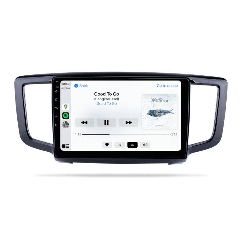 Honda Odyssey 2014-2020 - Premium Head Unit Upgrade Kit: Radio Infotainment System with Wired & Wireless Apple CarPlay and Android Auto Compatibility - baeumer technologies