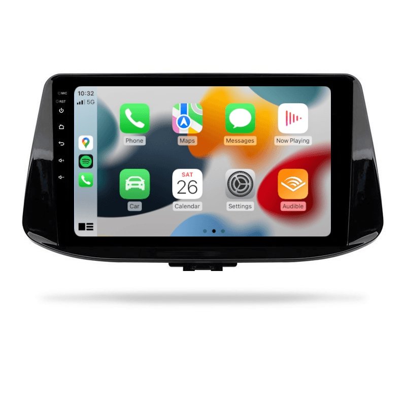 Hyundai i30 2017-2022 - Premium Head Unit Upgrade Kit: Radio Infotainment System with Wired & Wireless Apple CarPlay and Android Auto Compatibility - baeumer technologies