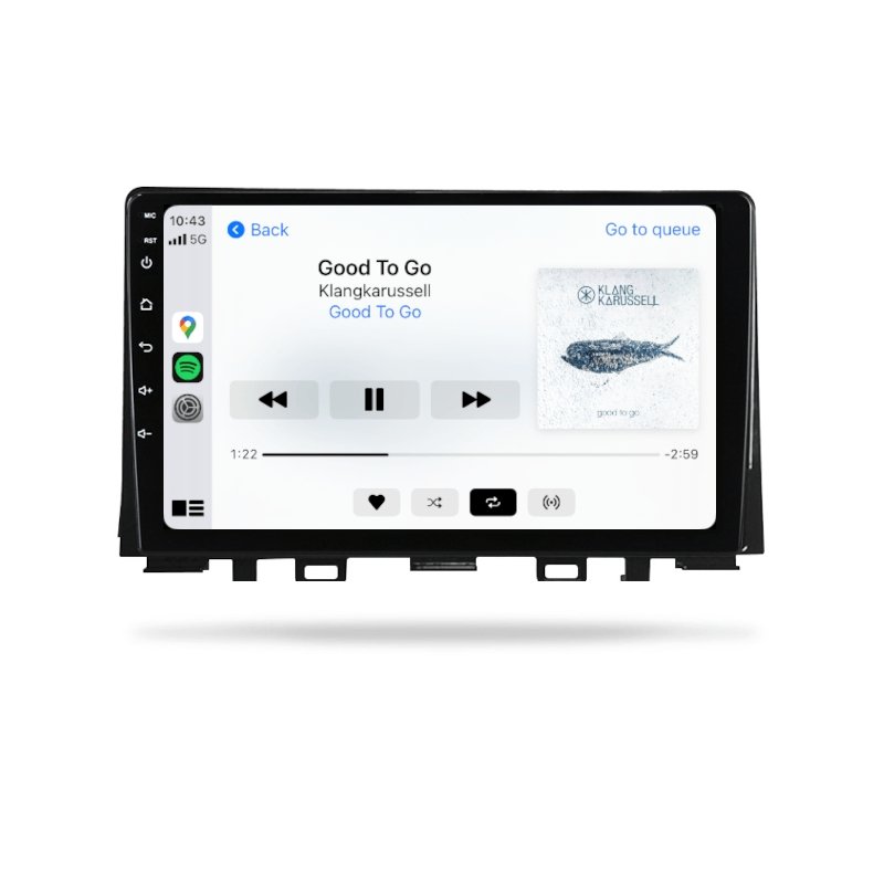 Kia Rio 2017-2022 YB - Premium Head Unit Upgrade Kit: Radio Infotainment System with Wired & Wireless Apple CarPlay and Android Auto Compatibility - baeumer technologies
