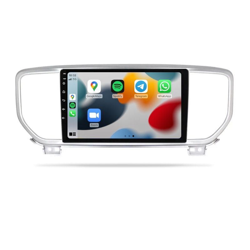 Kia Sportage 2015-2018 QL - Premium Head Unit Upgrade Kit: Radio Infotainment System with Wired & Wireless Apple CarPlay and Android Auto Compatibility - baeumer technologies
