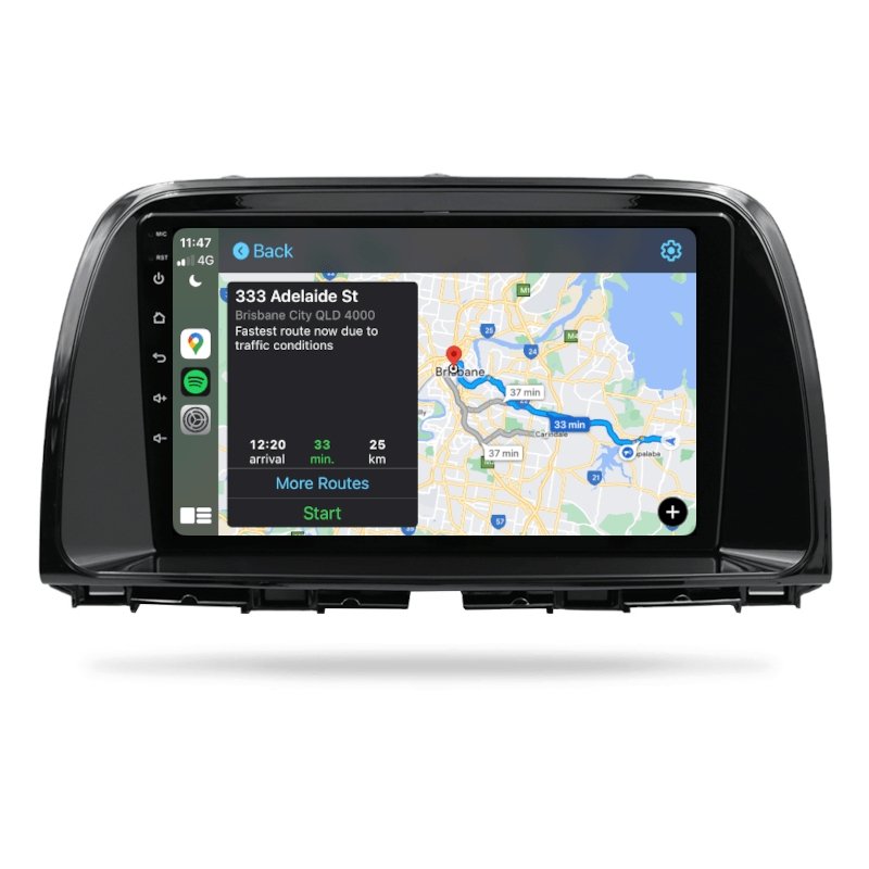 Mazda 6 (Atenza) 2013 GJ Series 1 - Premium Head Unit Upgrade Kit: Radio Infotainment System with Wired & Wireless Apple CarPlay and Android Auto Compatibility - baeumer technologies