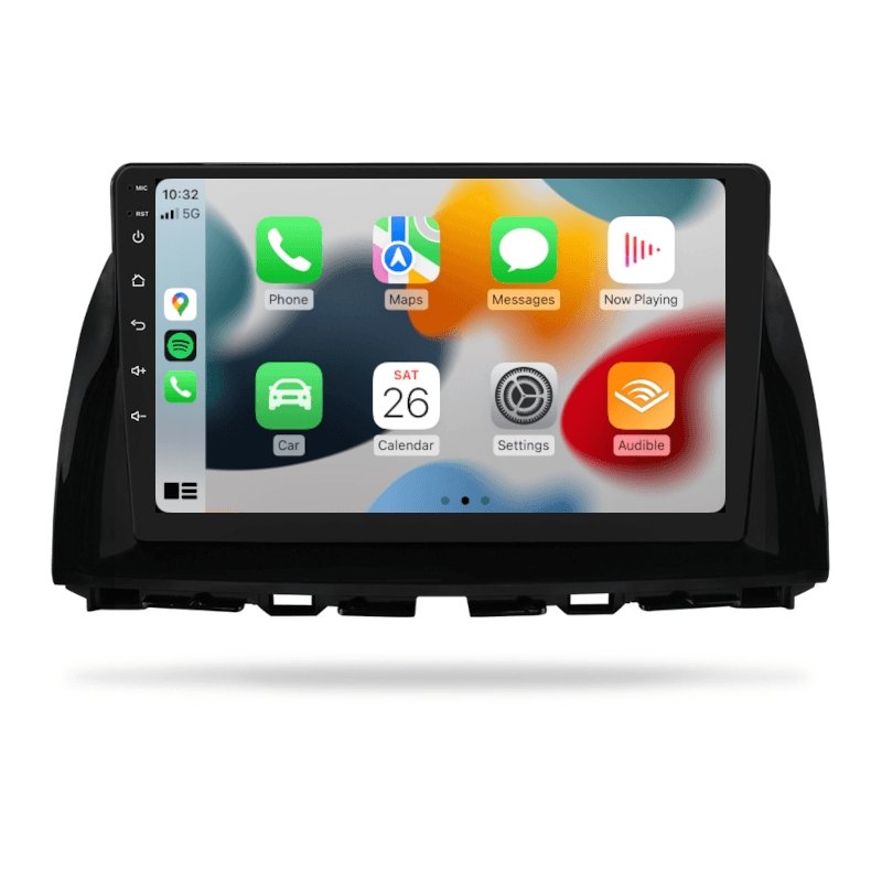 Mazda CX5 2015-2017 - Premium Head Unit Upgrade Kit: Radio Infotainment System with Wired & Wireless Apple CarPlay and Android Auto Compatibility - baeumer technologies
