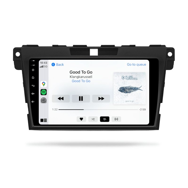 Mazda CX7 2006-2012 ER Series 1 Series 2 - Premium Head Unit Upgrade Kit: Radio Infotainment System with Wired & Wireless Apple CarPlay and Android Auto Compatibility - baeumer technologies