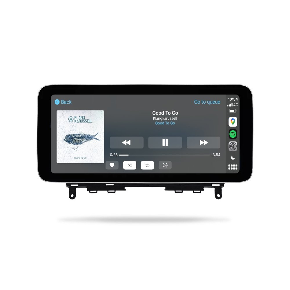 Mercedes Benz C-Class NTG 4.0 2007-2010 - Premium Head Unit Upgrade Kit: Radio Infotainment System with Wired & Wireless Apple CarPlay and Android Auto Compatibility - baeumer technologies
