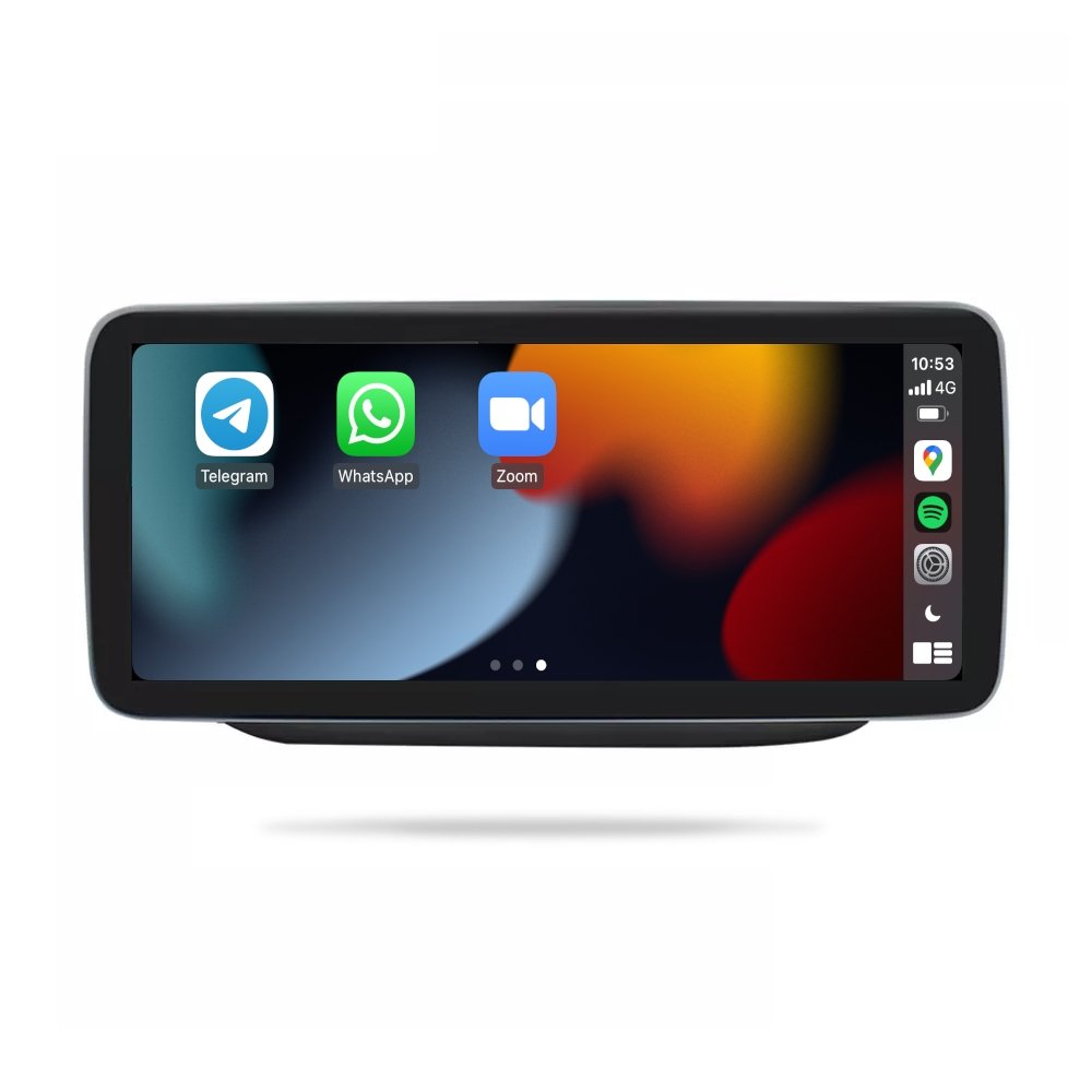 Mercedes Benz C-Class NTG 5.0 2015-2018 - Premium Head Unit Upgrade Kit: Radio Infotainment System with Wired & Wireless Apple CarPlay and Android Auto Compatibility - baeumer technologies