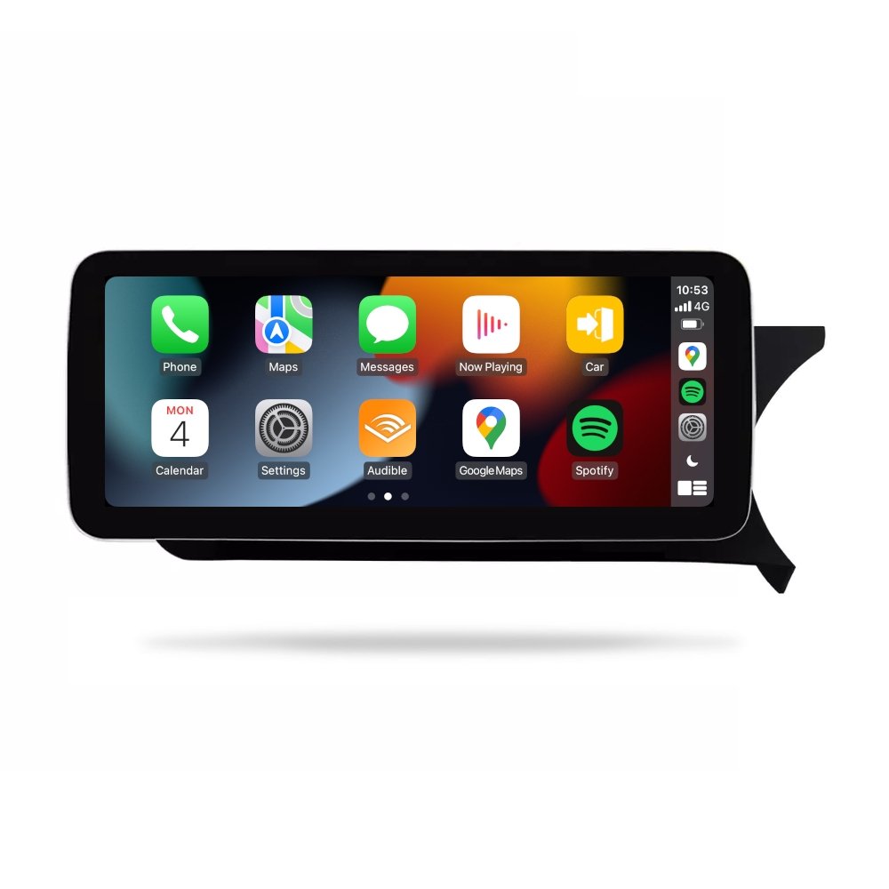 Mercedes Benz C-Class (W204) NTG 4.5 2011-2014 - Premium Head Unit Upgrade Kit: Radio Infotainment System with Wired & Wireless Apple CarPlay and Android Auto Compatibility - baeumer technologies