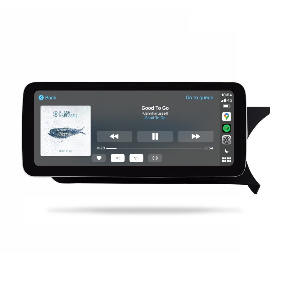 Mercedes Benz C-Class (W204) NTG 4.5 2011-2014 - Premium Head Unit Upgrade Kit: Radio Infotainment System with Wired & Wireless Apple CarPlay and Android Auto Compatibility - baeumer technologies