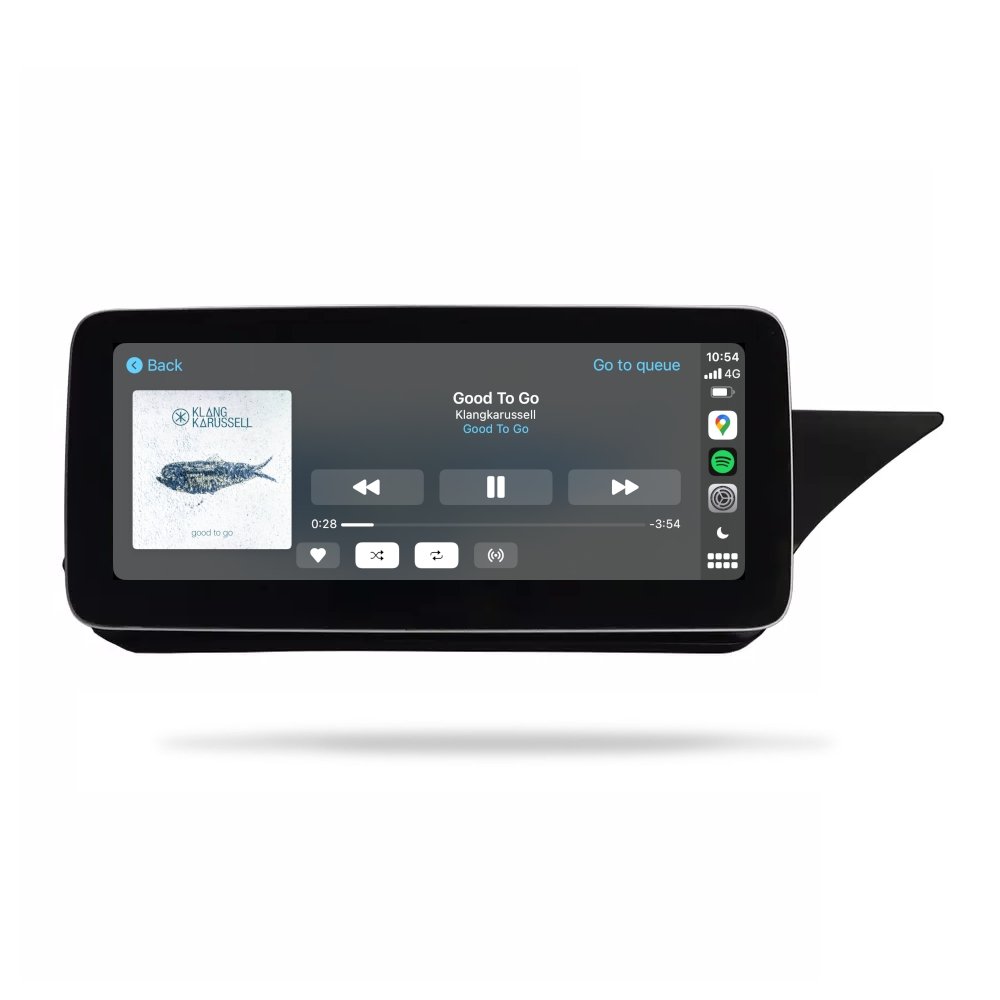 Mercedes Benz GLK-Class NTG 4.0 4.5 2009-2014 - Premium Head Unit Upgrade Kit: Radio Infotainment System with Wired & Wireless Apple CarPlay and Android Auto Compatibility - baeumer technologies