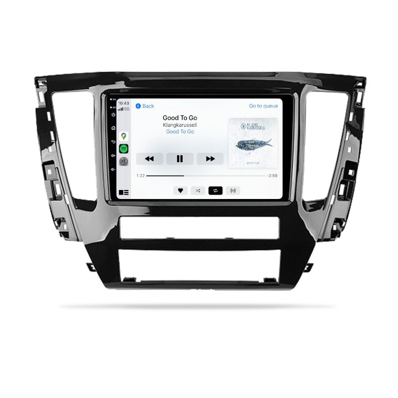 Mitsubishi Pajero Sport 2020-2021 - Premium Head Unit Upgrade Kit: Radio Infotainment System with Wired & Wireless Apple CarPlay and Android Auto Compatibility - baeumer technologies