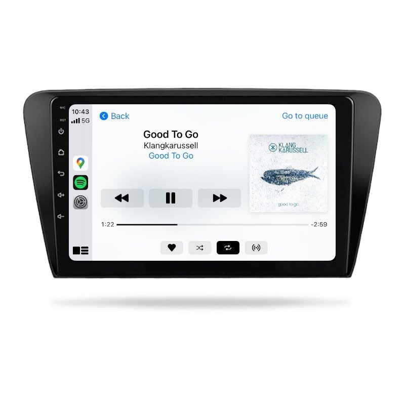 Skoda Octavia 2013-2017 - Premium Head Unit Upgrade Kit: Radio Infotainment System with Wired & Wireless Apple CarPlay and Android Auto Compatibility - baeumer technologies