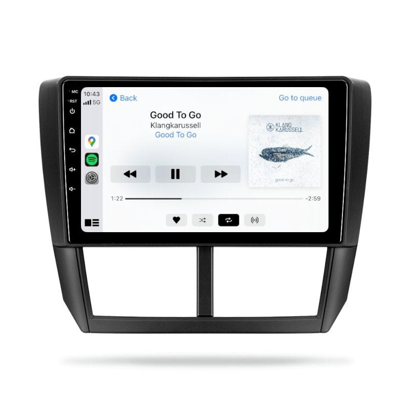 Subaru Liberty (Exiga) 2009-2014 YA - Premium Head Unit Upgrade Kit: Radio Infotainment System with Wired & Wireless Apple CarPlay and Android Auto Compatibility - baeumer technologies