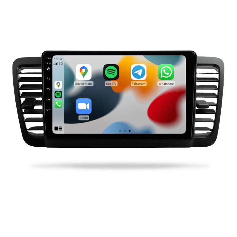 Subaru Outback 2004-2008 - Premium Head Unit Upgrade Kit: Radio Infotainment System with Wired & Wireless Apple CarPlay and Android Auto Compatibility - baeumer technologies