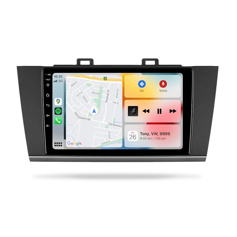 Subaru Outback 2015-2022 - Premium Head Unit Upgrade Kit: Radio Infotainment System with Wired & Wireless Apple CarPlay and Android Auto Compatibility - baeumer technologies
